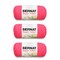 Bernat Super Value Peony Pink Yarn - 3 Pack of 198g/7oz - Acrylic - 4 Medium (Worsted) - 426 Yards - Knitting/Crochet